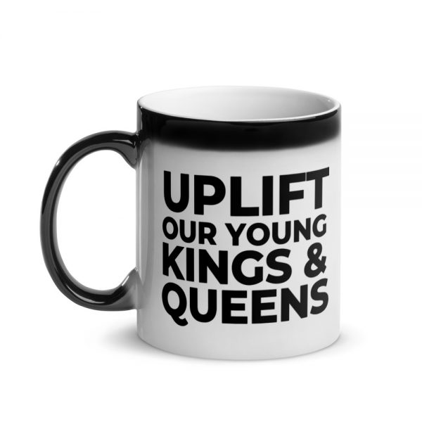 Uplift Our Young Kings & Queens Glossy Magic Mug - Image 2