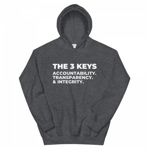 The 3 Keys: Accountability, Transparency, & Integrity Hoodie - Image 5