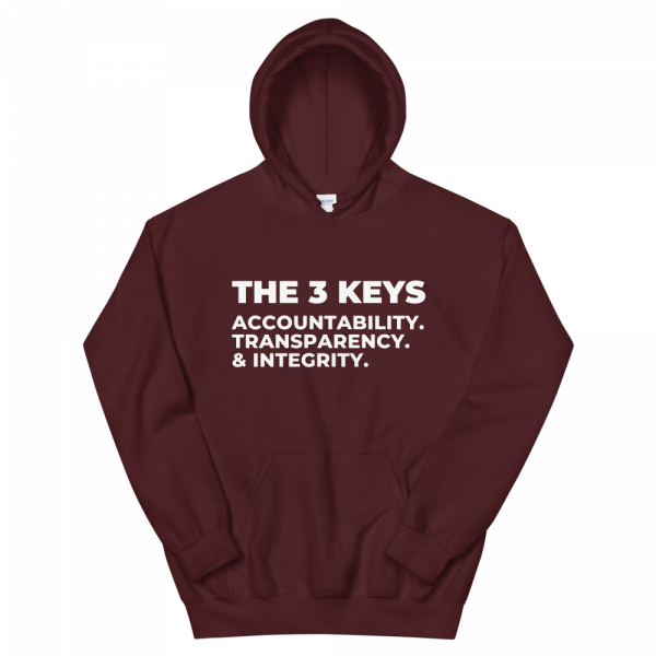 The 3 Keys: Accountability, Transparency, & Integrity Hoodie - Image 3