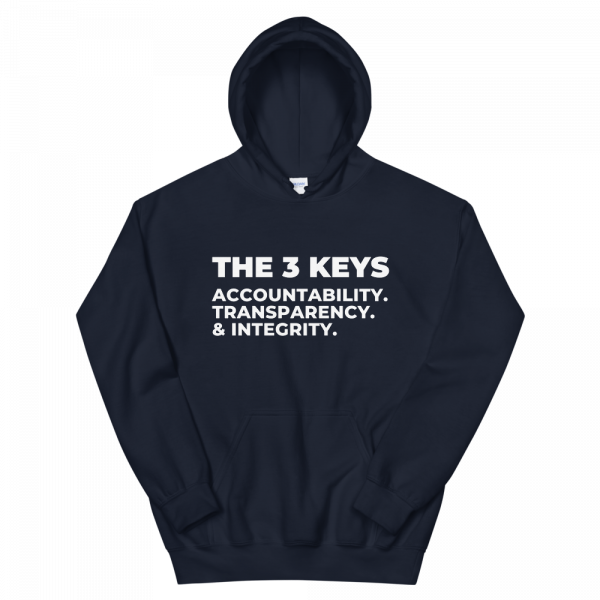 The 3 Keys: Accountability, Transparency, & Integrity Hoodie - Image 2